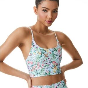Alice + Olivia Floral Print Penny Crop Top Bra size XS